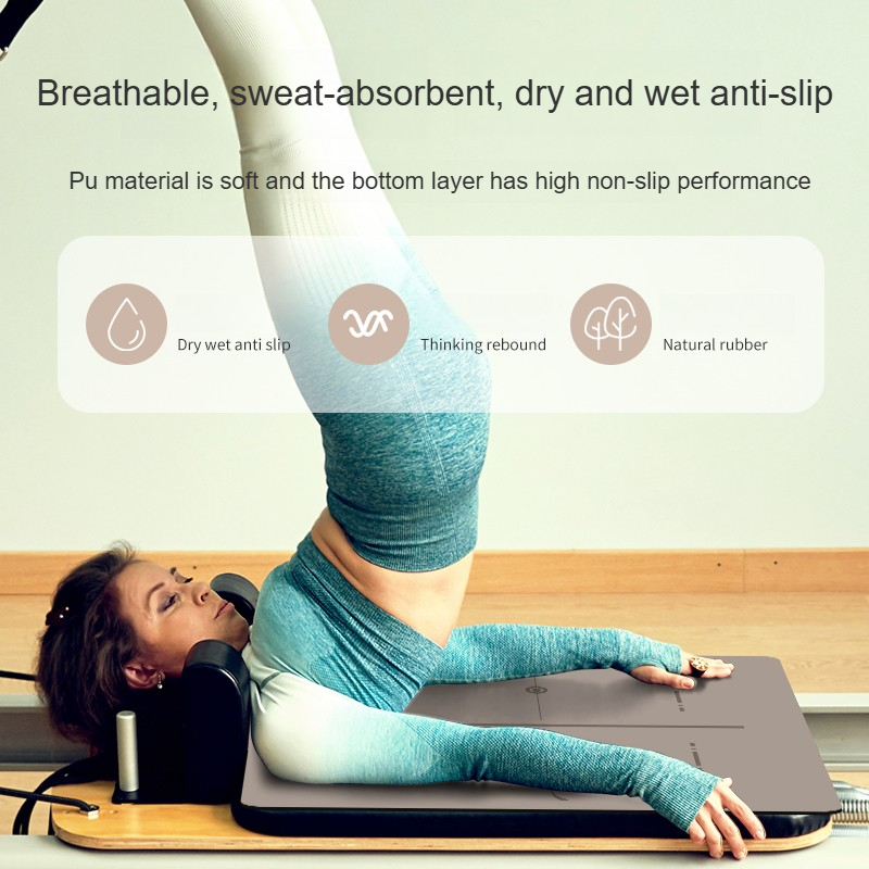 Pilates Reformer Mat Non Slip  - Pilates Yoga Logo recension och pris