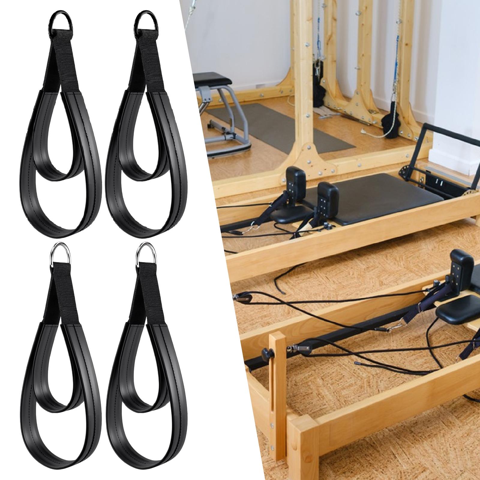 2x D Rings Strap Handle Multif - Pilates Yoga Ring Exercises recension och pris