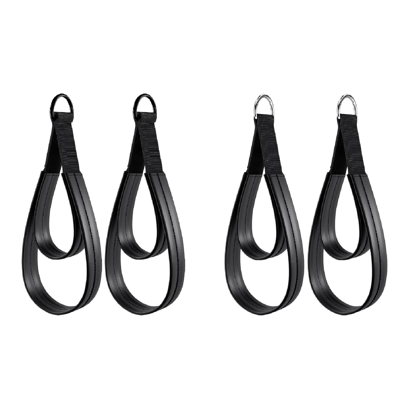 2x D Rings Strap Handle Multif - Pilates Yoga Ring Exercises recension och pris