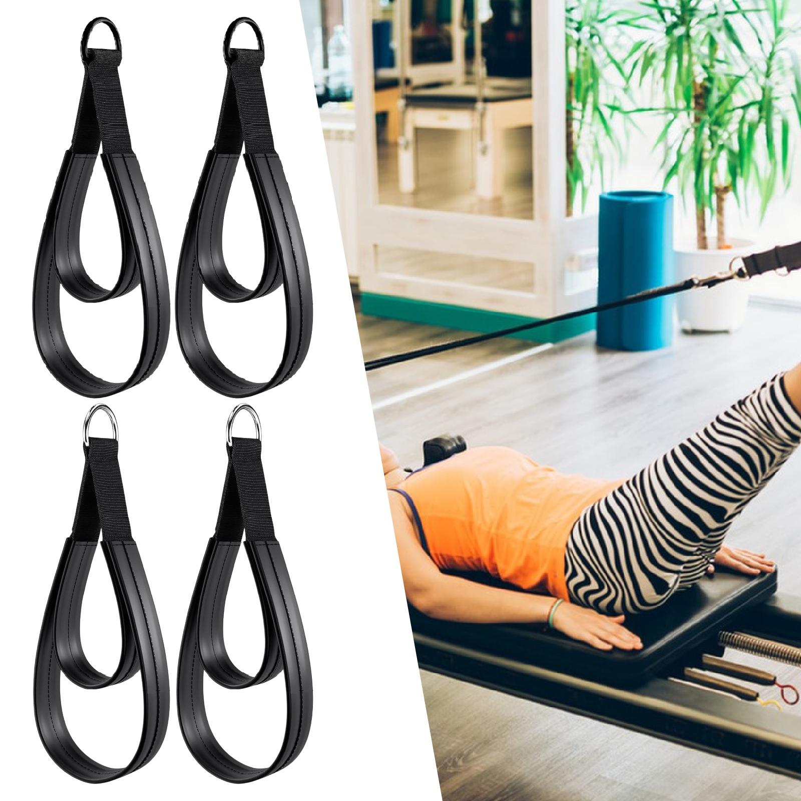 2x D Rings Strap Handle Multif - Pilates Yoga Ring Exercises recension och pris