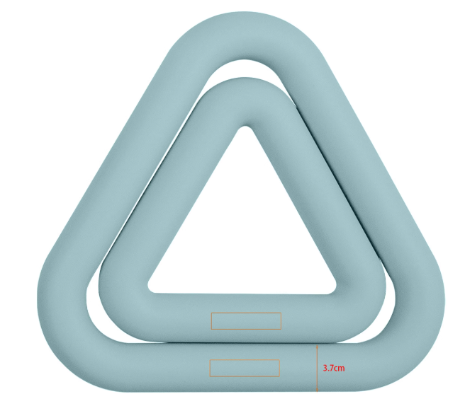 Triangle Iron Ring Yoga Weight - Pilates Yoga Ring Exercises recension och pris