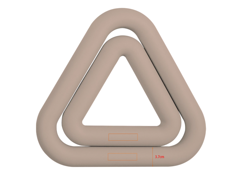 Triangle Iron Ring Yoga Weight - Pilates Yoga Ring Exercises recension och pris