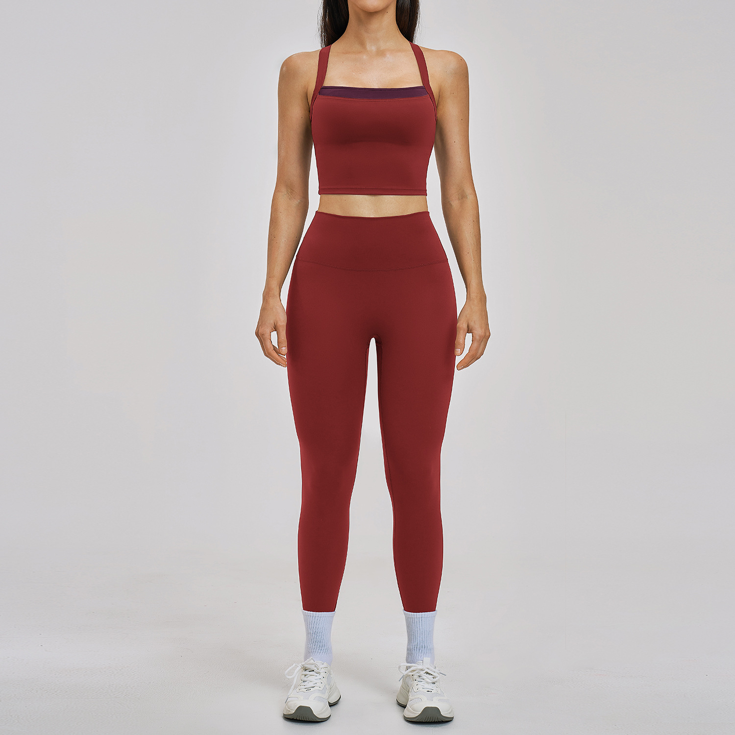 2PCS Yoga Set Women Tracksuit  - Pilates Yoga Logo recension och pris