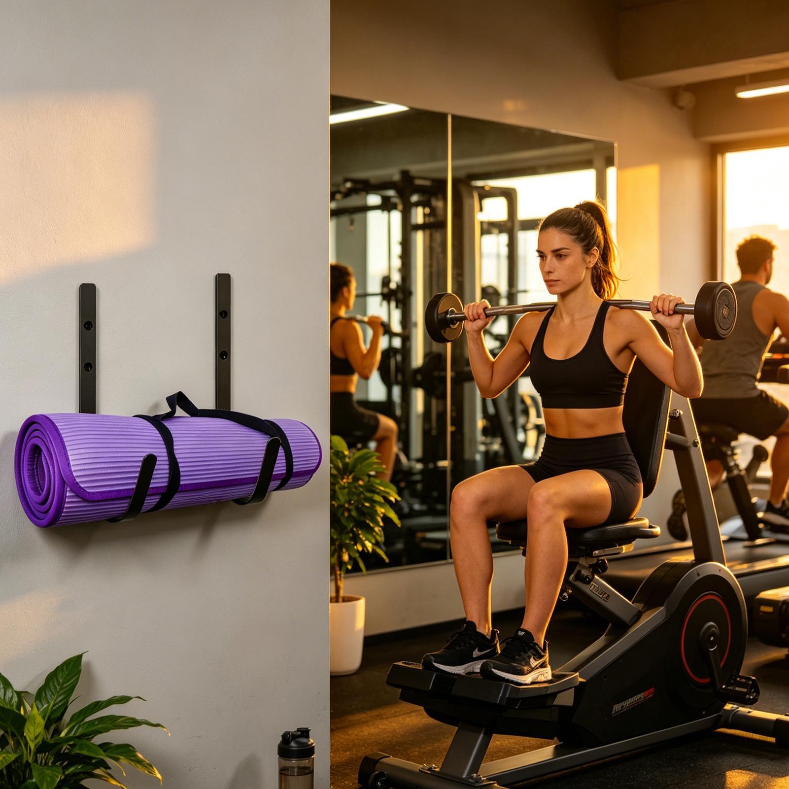 Yoga Mat Wall Mount Foam Rolle - Pilates Yoga Garage recension och pris