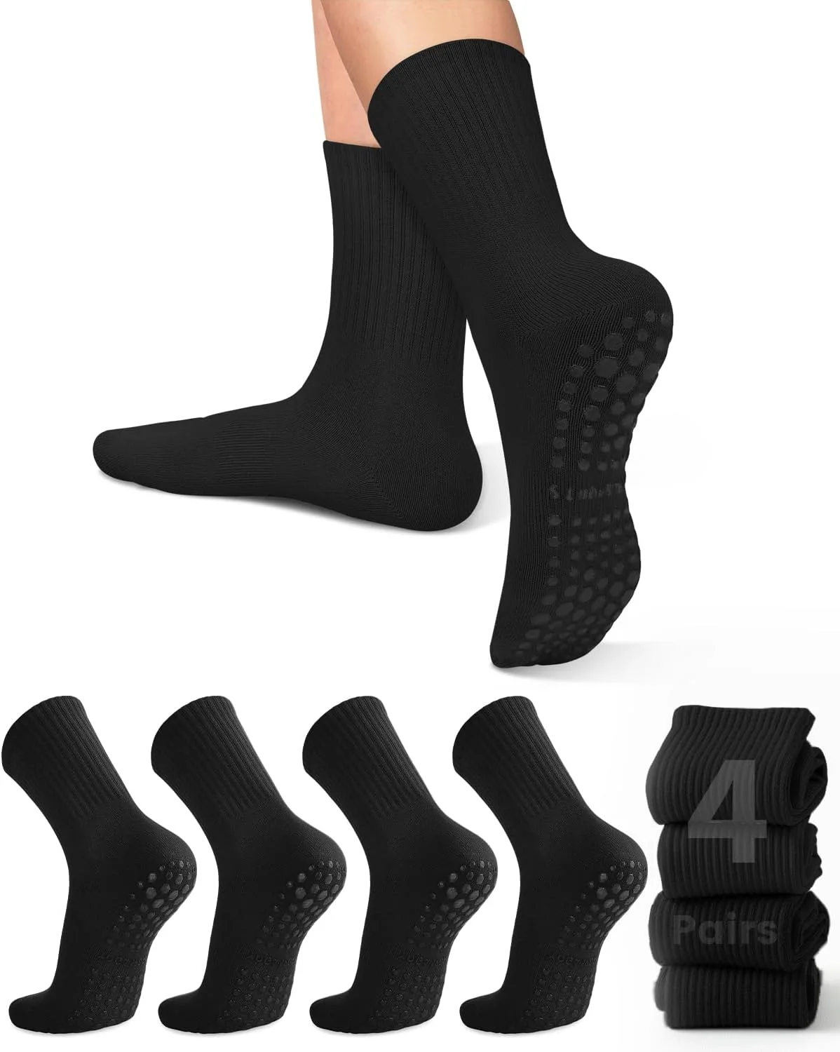 4 pairs of women's yoga socks, - Pilates & Yoga Tina Fehrenbach recension och pris