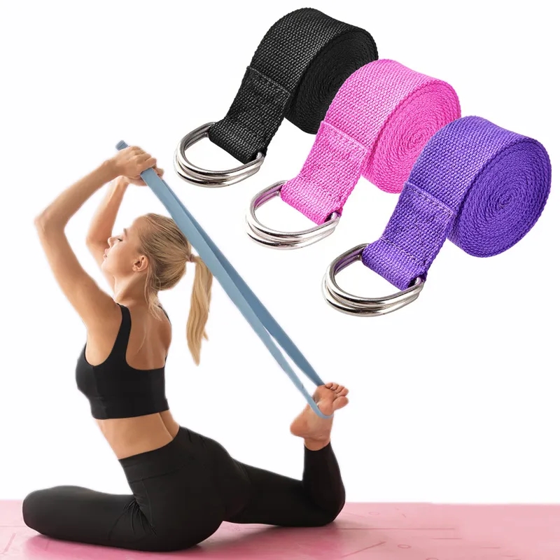 183*3.8cm Yoga Strap Cotton Ex - Pilates Yoga Ring Exercises recension och pris
