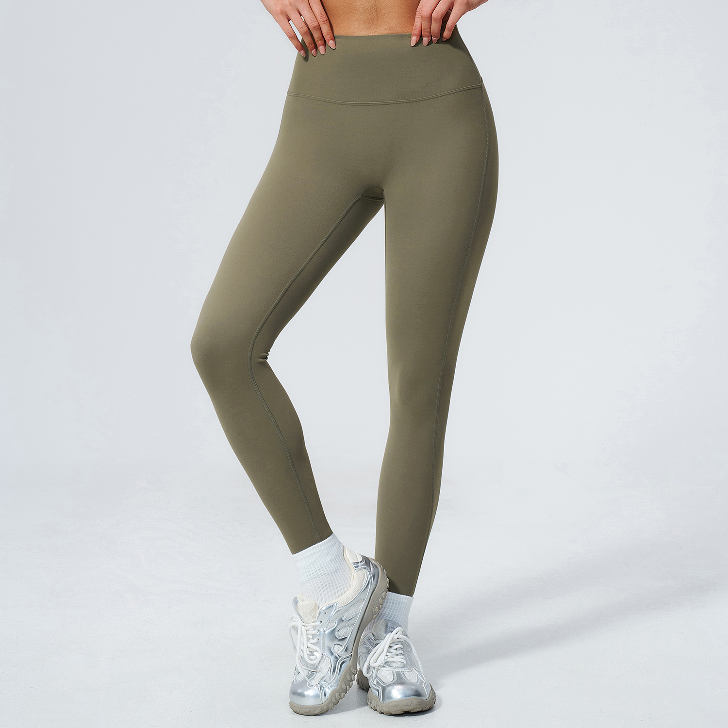Women's High Waist Yoga Leggin - Pilates Yoga Logo recension och pris